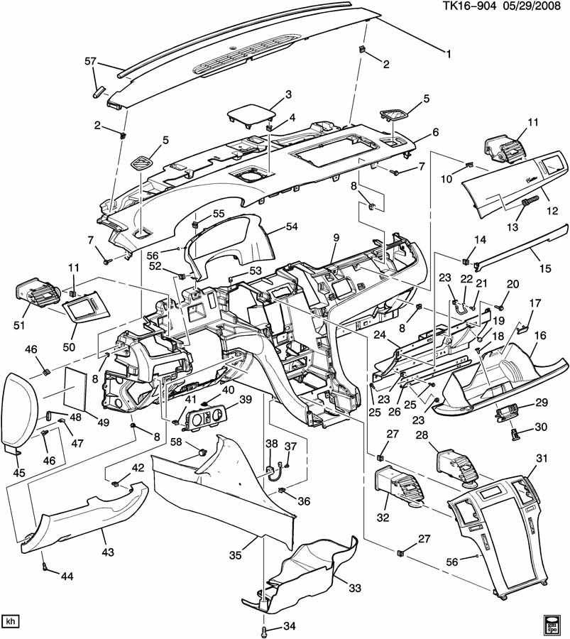 2005 chevy silverado parts diagram