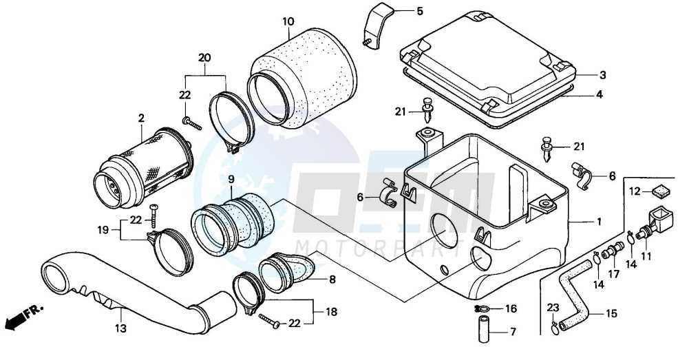 2005 honda foreman 500 parts diagram