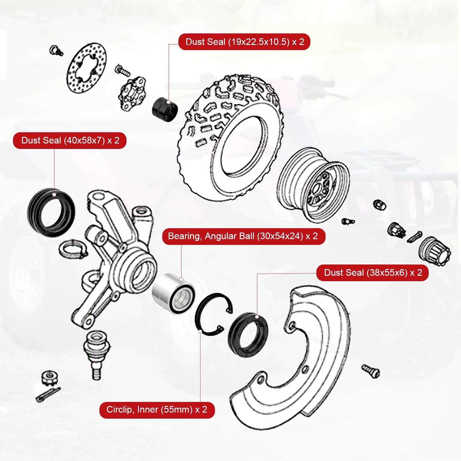 2005 honda foreman 500 parts diagram