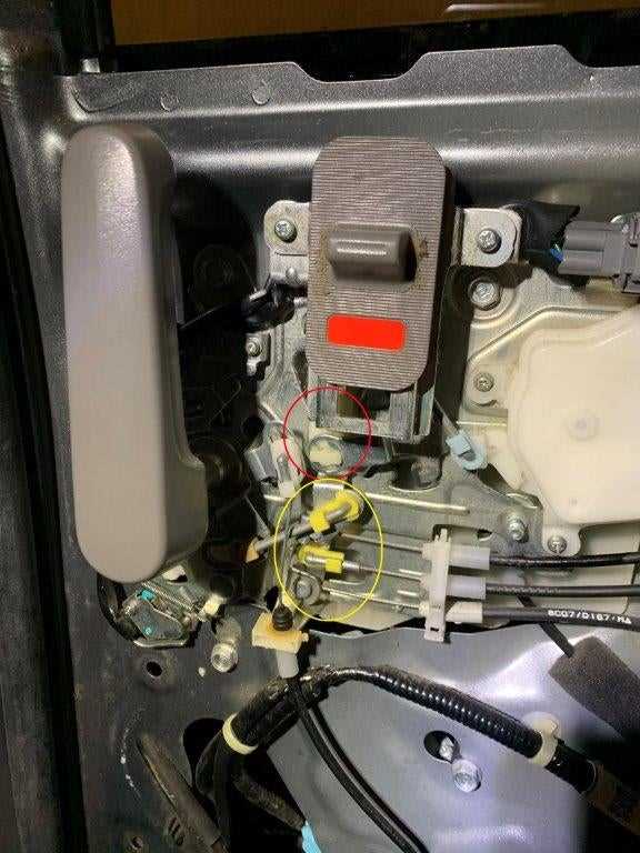 2006 honda odyssey sliding door parts diagram