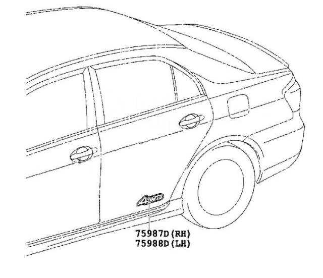 2006 toyota corolla parts diagram