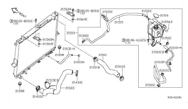 2006 nissan pathfinder parts diagram