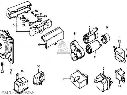 2007 honda accord parts diagram