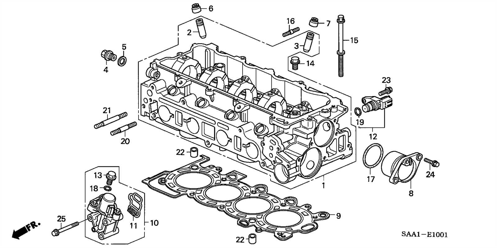 2007 honda fit parts diagram