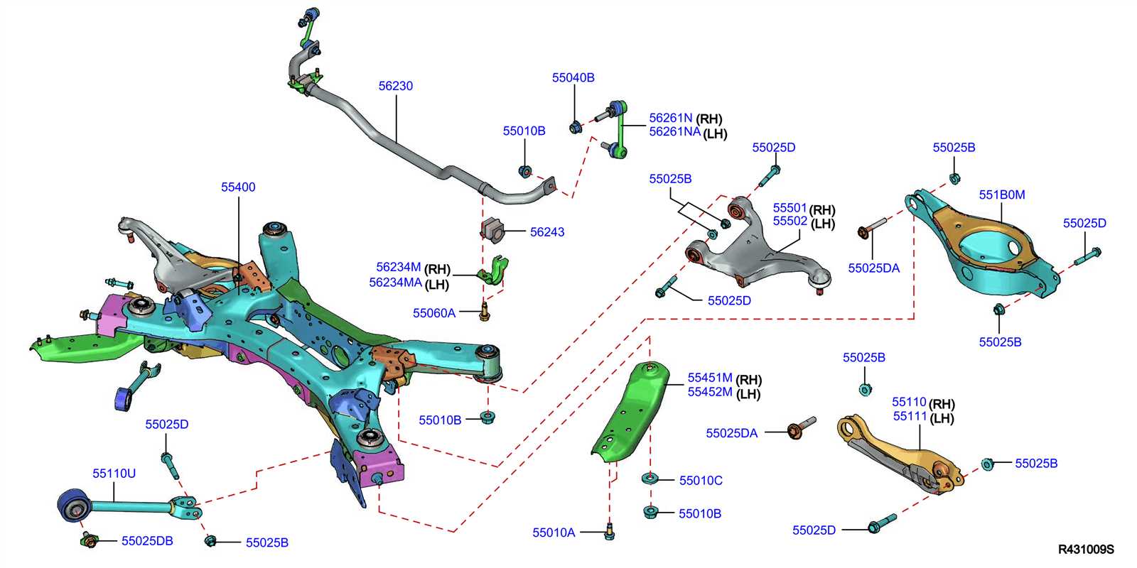 2007 nissan pathfinder parts diagram