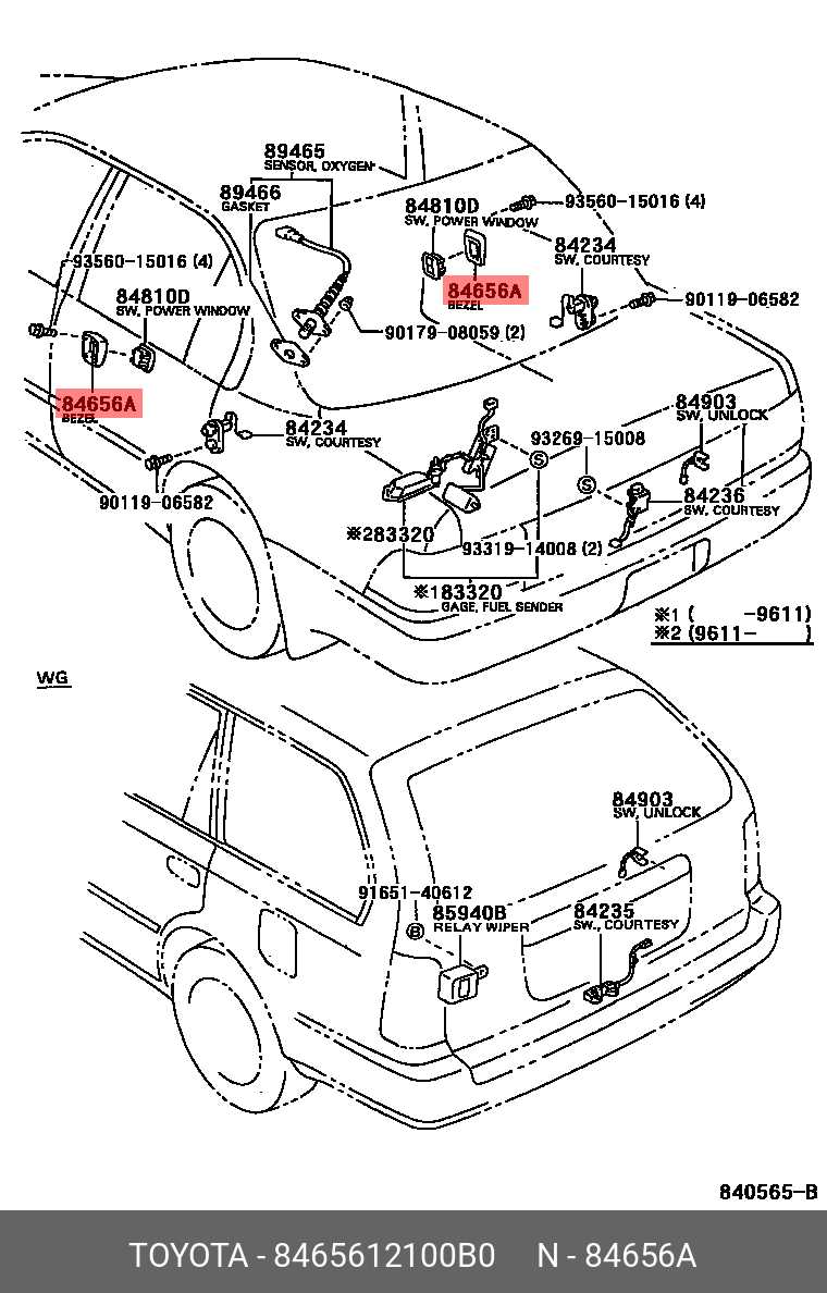 2007 toyota corolla body parts diagram