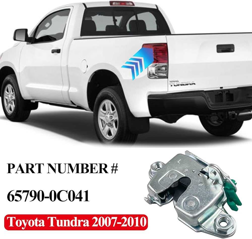 2007 toyota tundra tailgate parts diagram