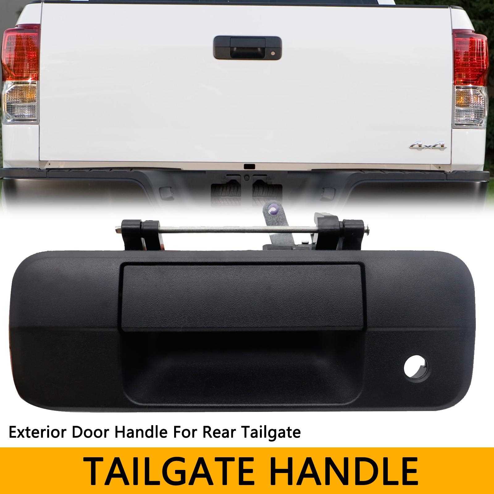 2007 toyota tundra tailgate parts diagram