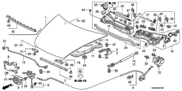 2007 honda accord parts diagram