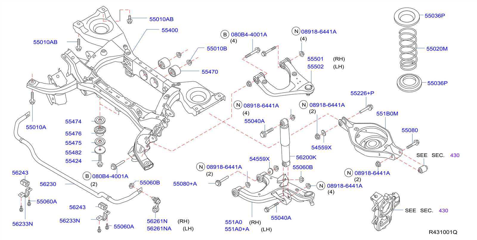 2007 nissan pathfinder parts diagram