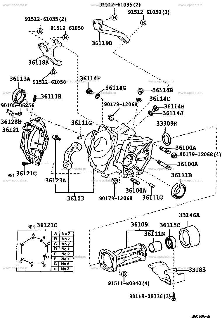 2007 toyota matrix parts diagram