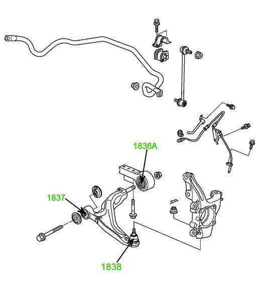 2008 acura mdx parts diagram