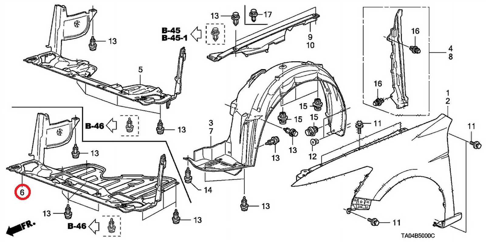 2008 honda accord engine parts diagram