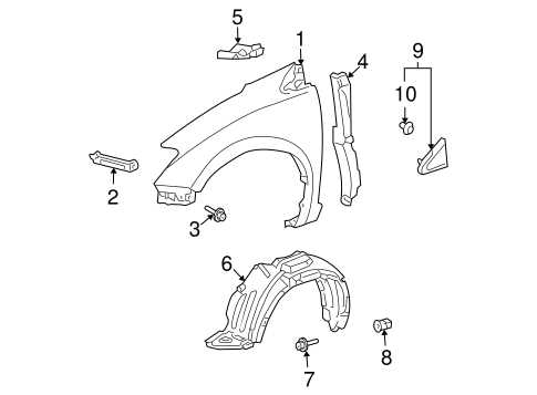 2008 toyota sienna parts diagram