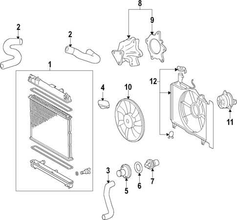 2008 toyota yaris parts diagram