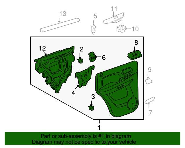 2008 cadillac escalade parts diagram