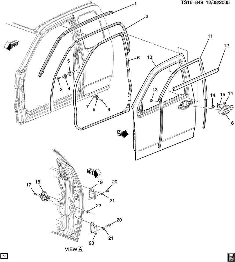 2008 chevy colorado parts diagram