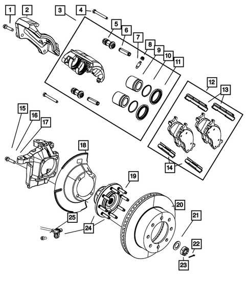 2008 dodge ram 2500 front end parts diagram