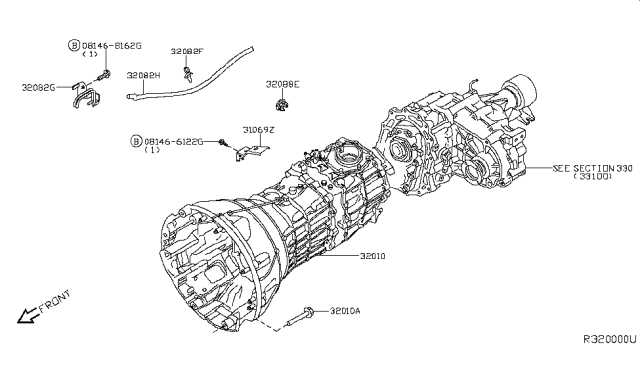 2008 nissan frontier parts diagram