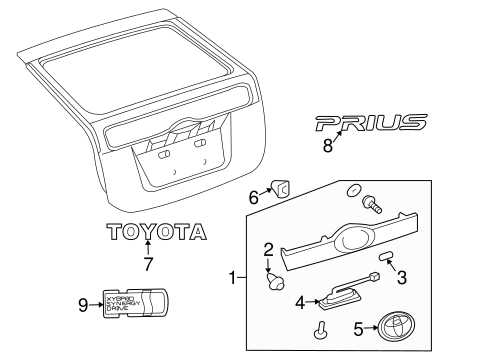 2008 prius parts diagram