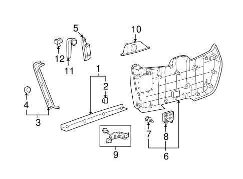 2008 toyota highlander parts diagram