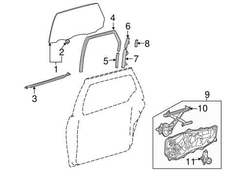 2008 toyota sienna parts diagram