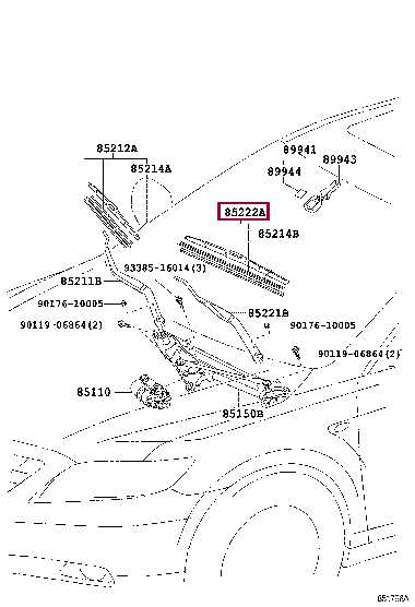 2009 toyota rav4 parts diagram