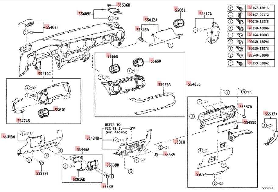 2009 toyota tacoma parts diagram