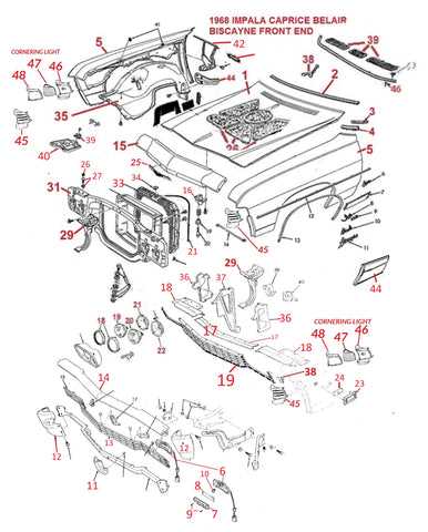 2010 chevy impala parts diagram