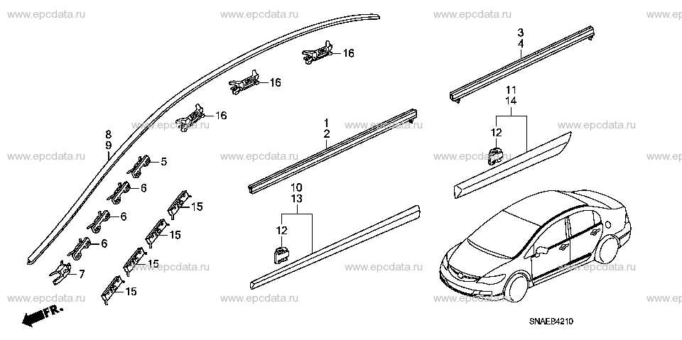 2010 honda civic parts diagram