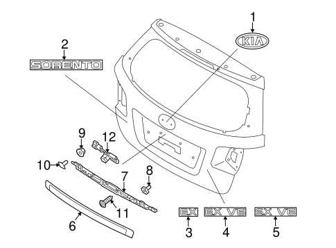 2012 kia sorento parts diagram