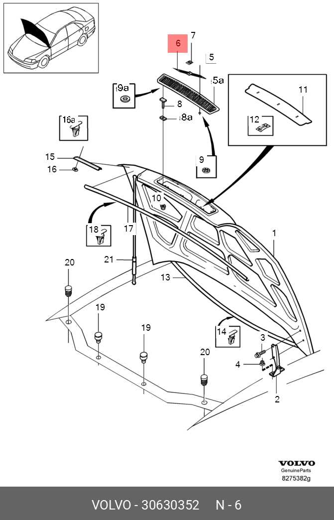 2012 volvo s60 parts diagram