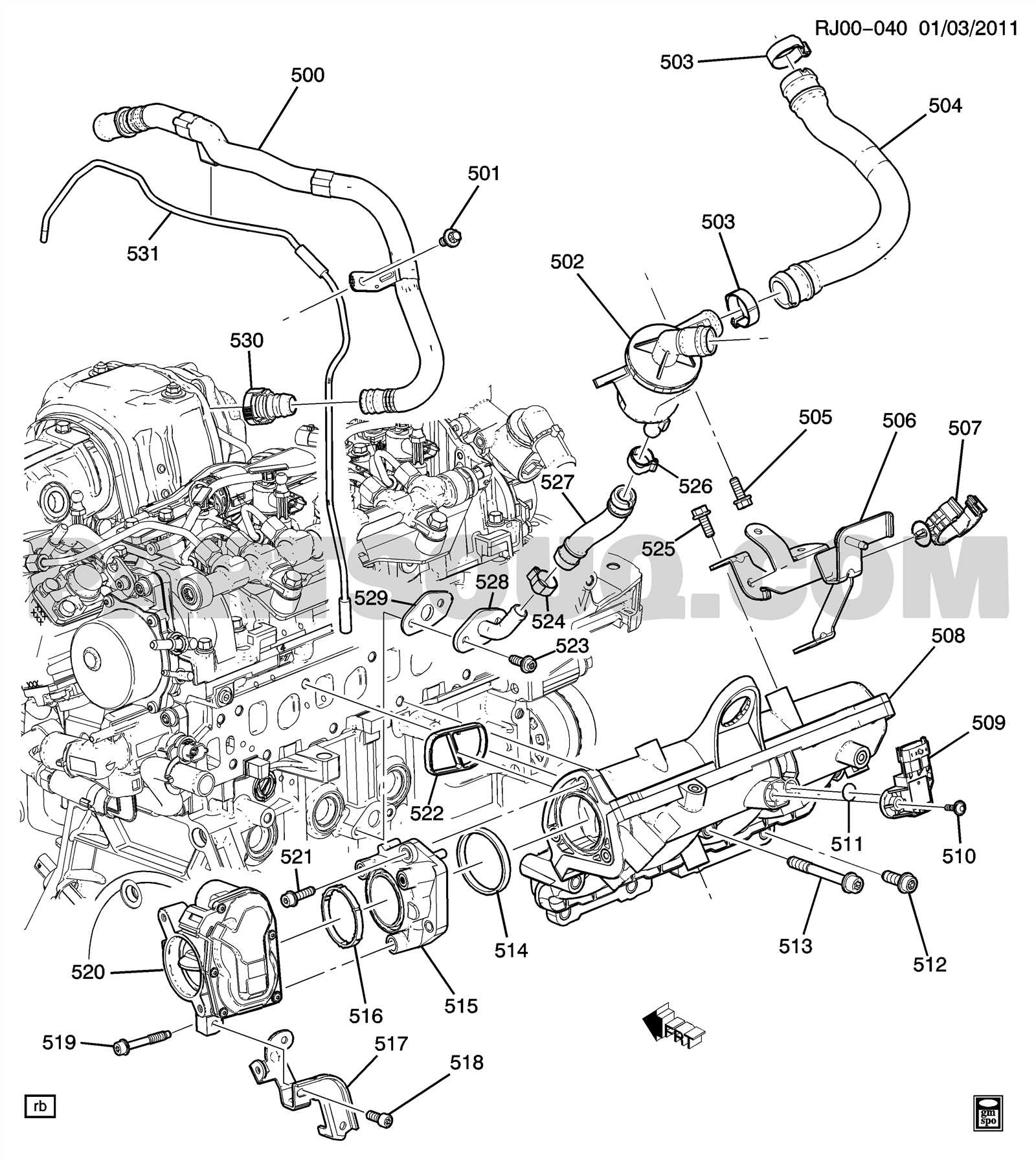 2012 chevy sonic parts diagram