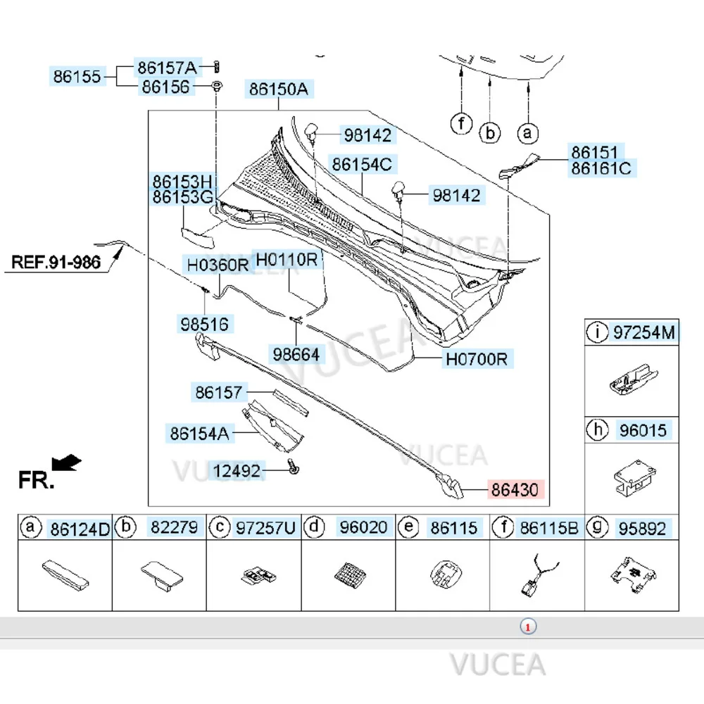 2012 kia sorento parts diagram