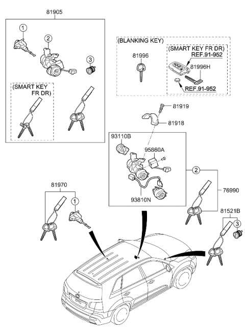 2012 kia sorento parts diagram