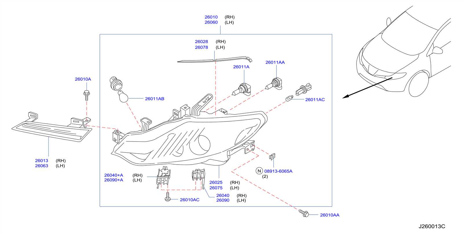 2012 nissan murano parts diagram