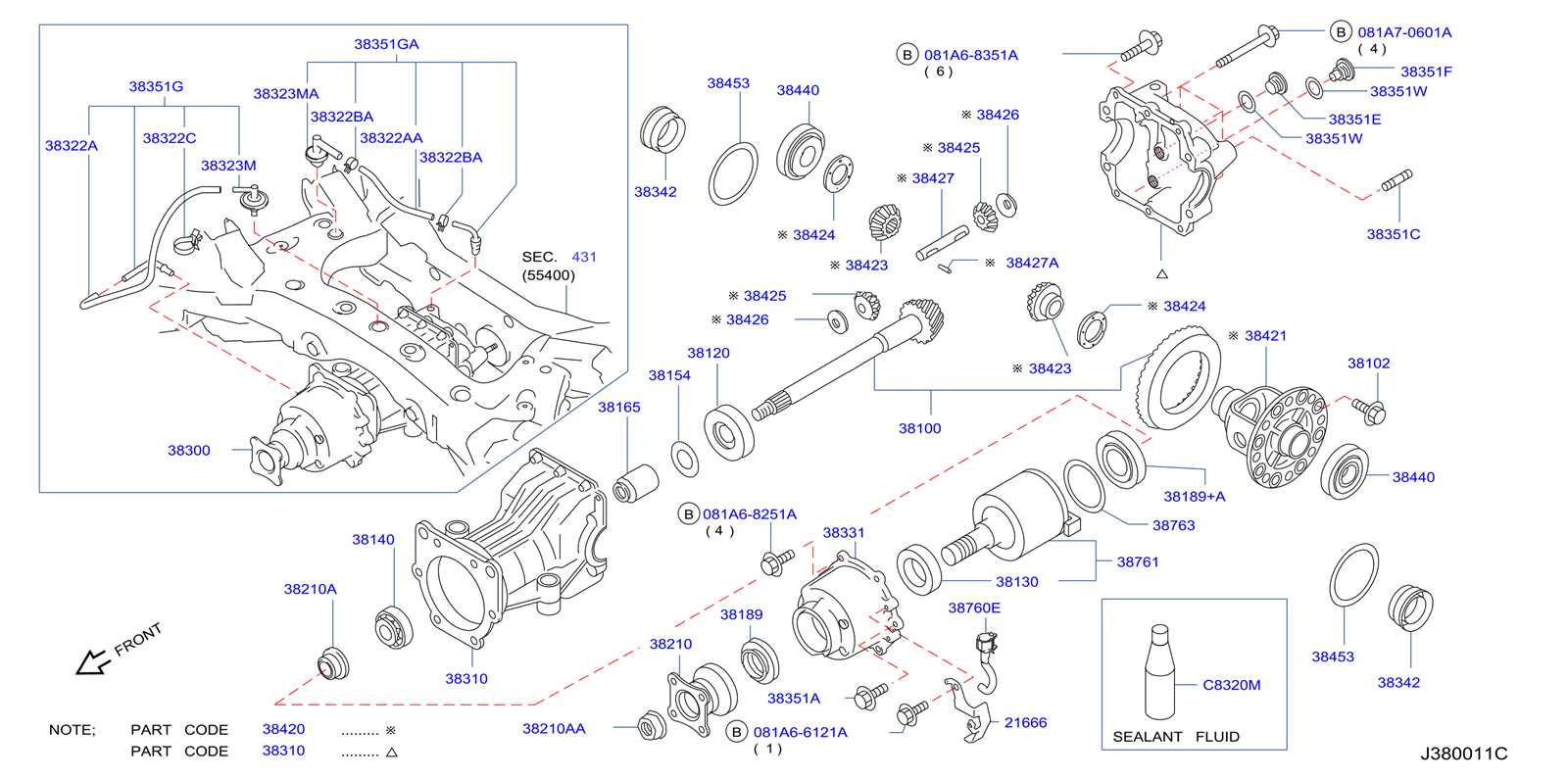 2012 nissan murano parts diagram