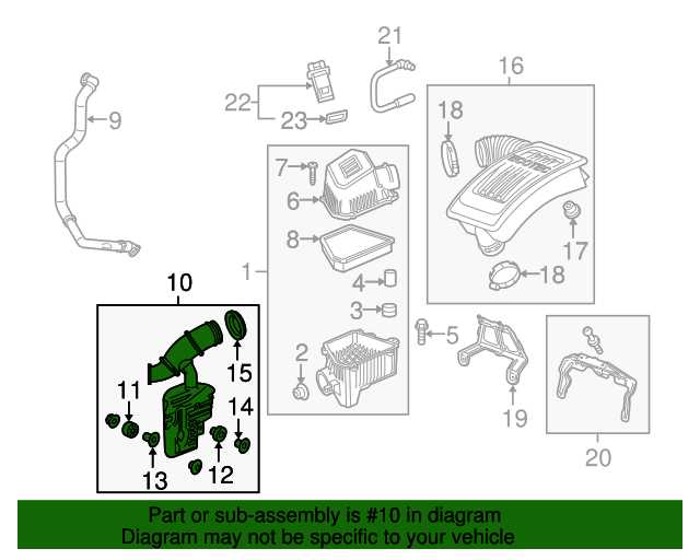 2013 chevy equinox engine parts diagram