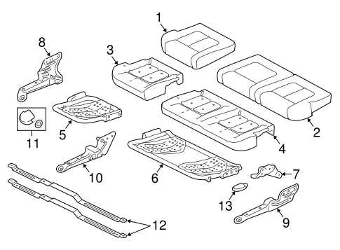 2013 ford f150 seat parts diagram