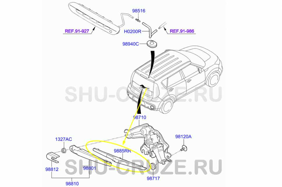 2013 kia soul body parts diagram