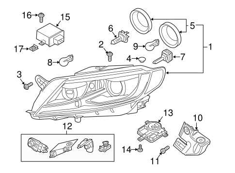 2013 vw passat parts diagram