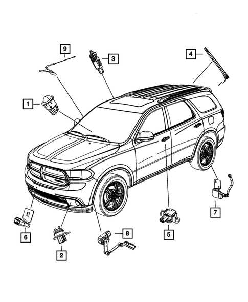 2013 dodge durango parts diagram