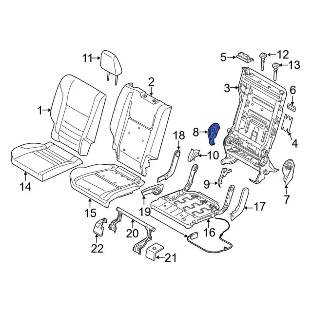 2013 ford fusion parts diagram