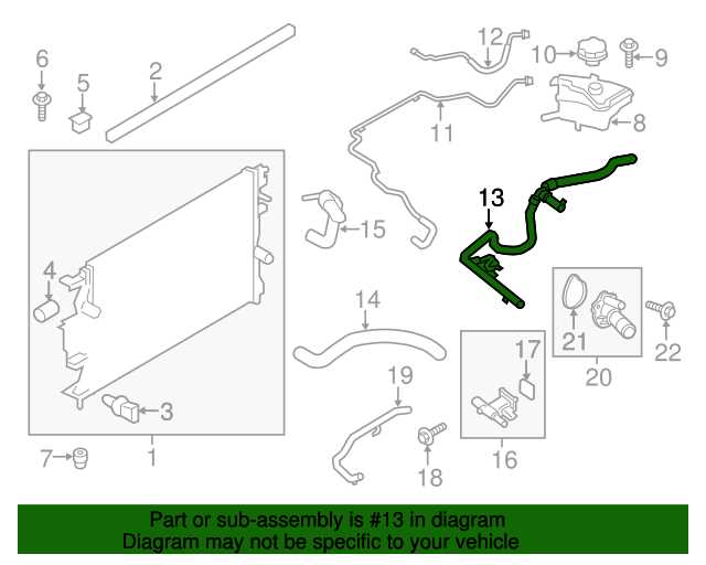 2013 ford fusion parts diagram