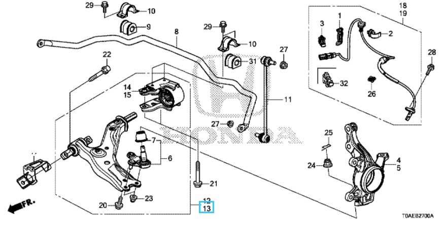 2013 honda crv parts diagram