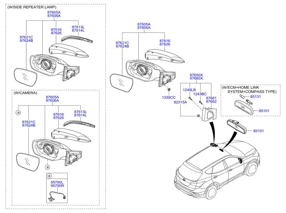 2013 hyundai santa fe parts diagram