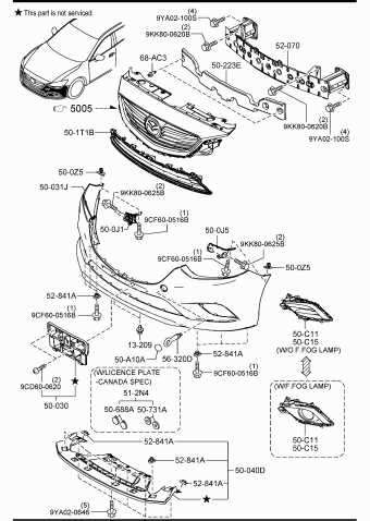 2014 mazda 3 body parts diagram