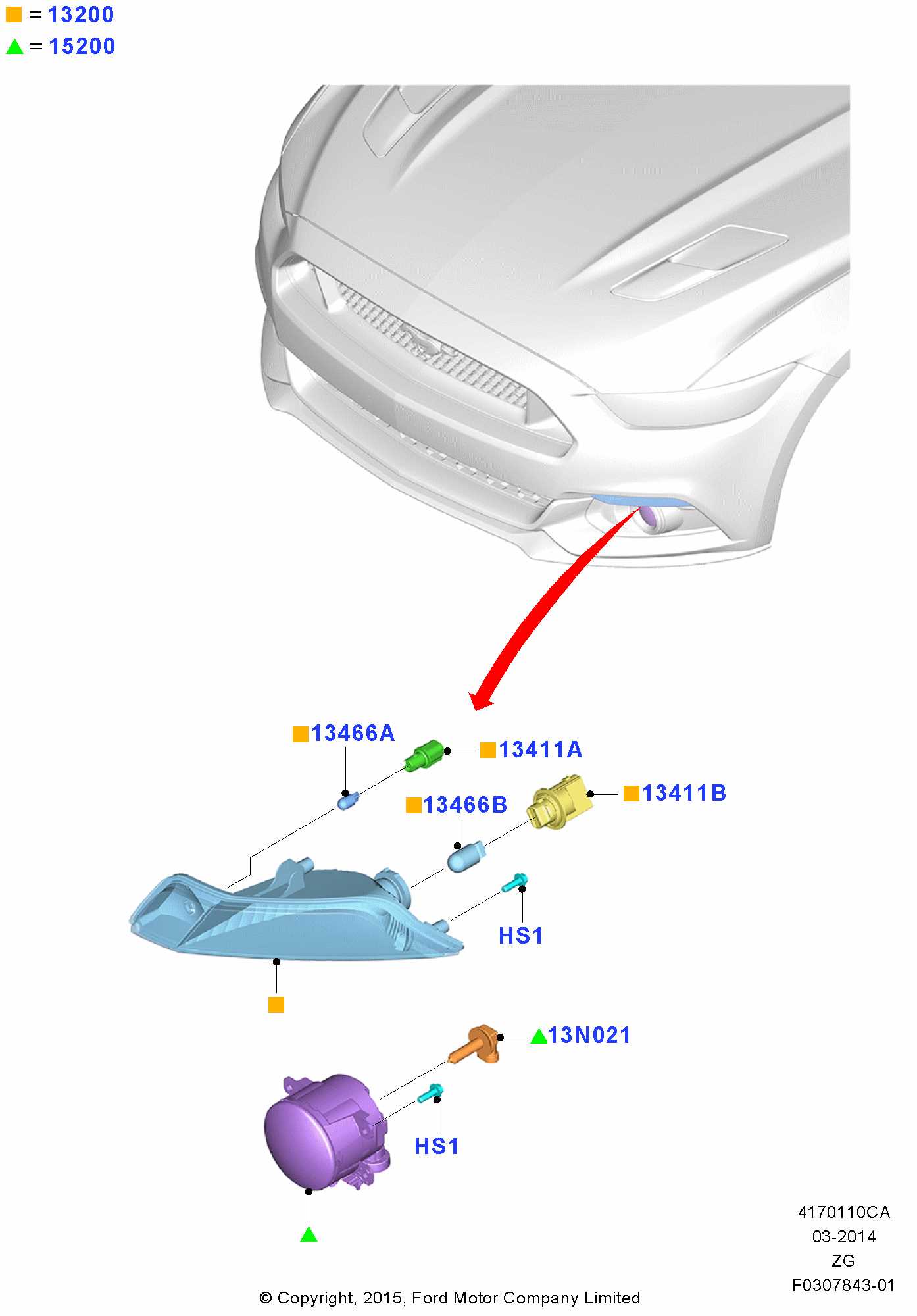 2014 mustang parts diagram