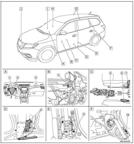 2014 nissan rogue parts diagram