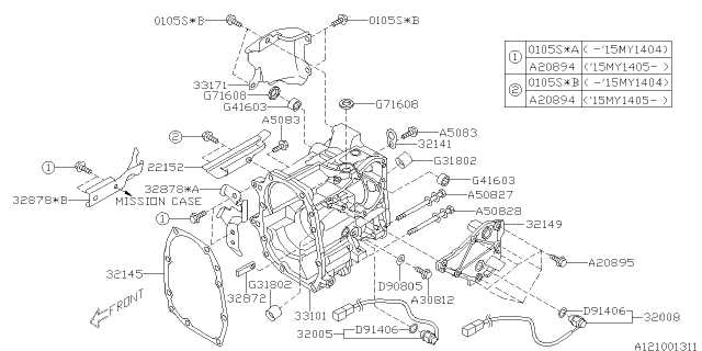 2014 subaru forester parts diagram